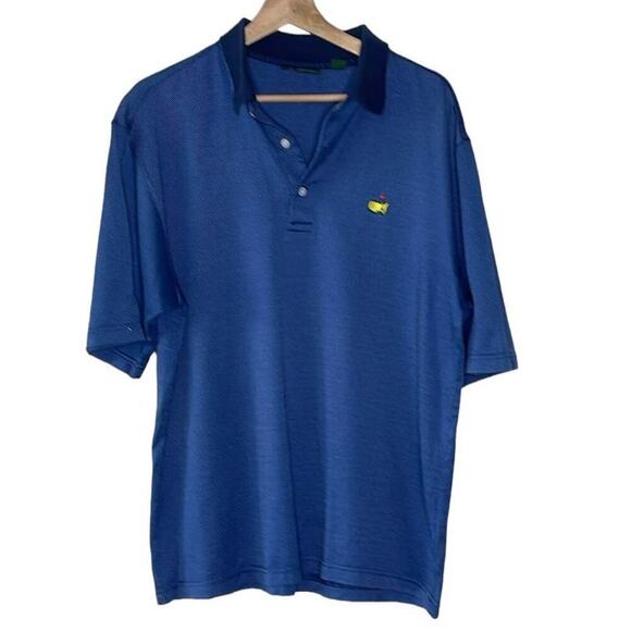 MASTERS AMEN CORNER 60S TWO-PLY DOUBLE‎ MERCERIZED POLO SHIRT SIZE M - Picture 1 of 7